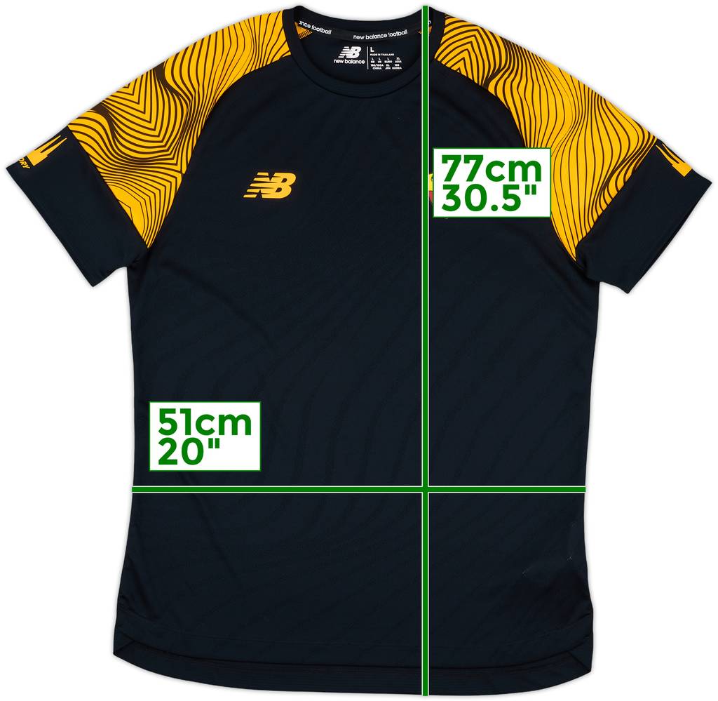 2022-23 Roma New Balance Training Shirt - 9/10 - (L)