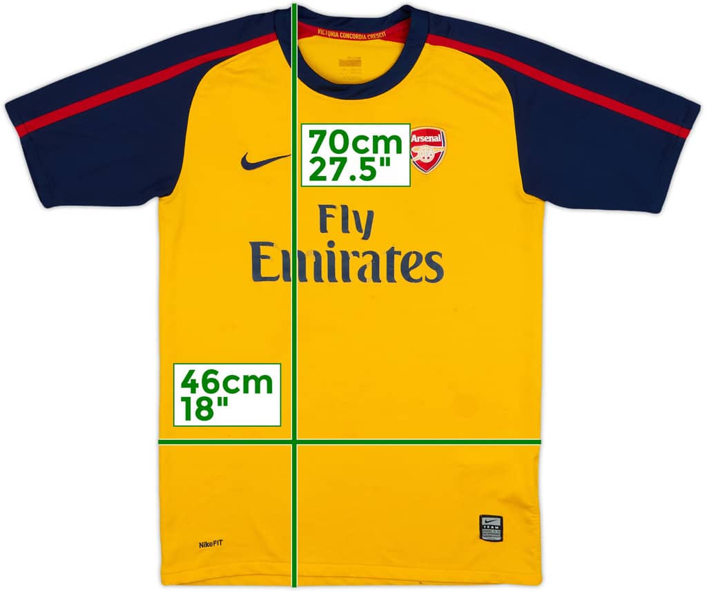 2008-09 Arsenal Away Shirt - 4/10 - (XL.Boys)