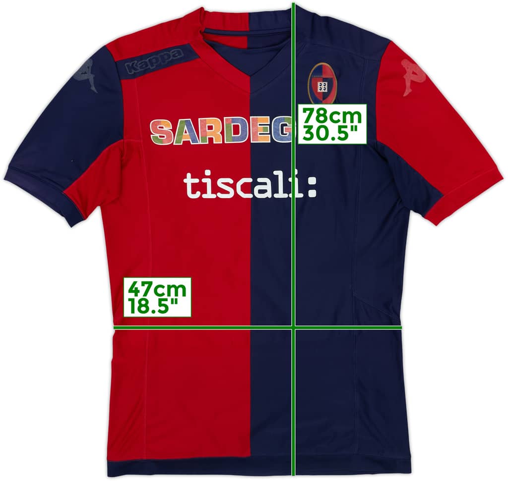 2014-15 Cagliari Home Shirt - 5/10 - (M)