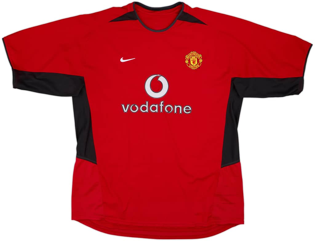 2002-04 Manchester United Camiseta de local - 5/10 - (XL)