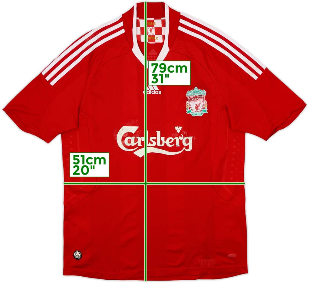 2008-10 Liverpool Home Shirt - 5/10 - (M)