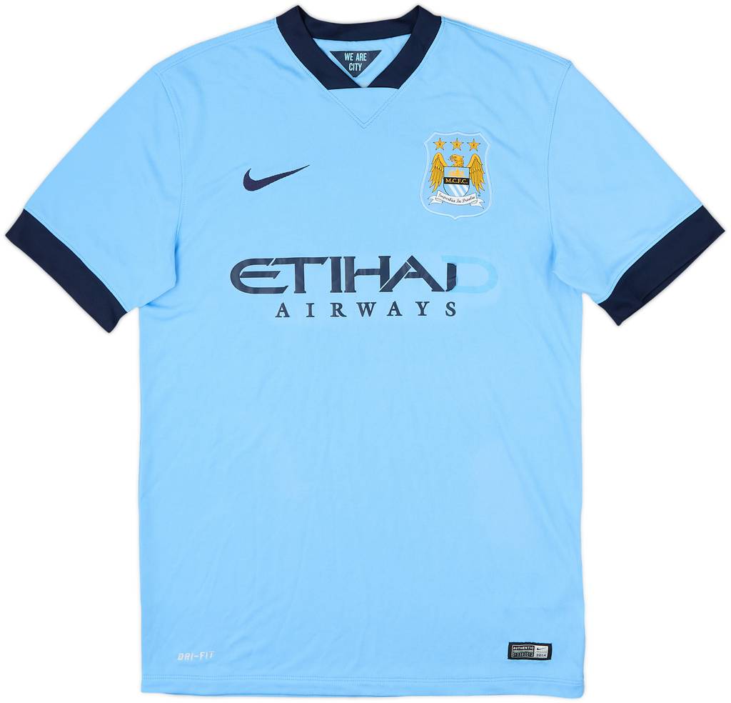 2014-15 Manchester City Home Shirt - 4/10 - (M)