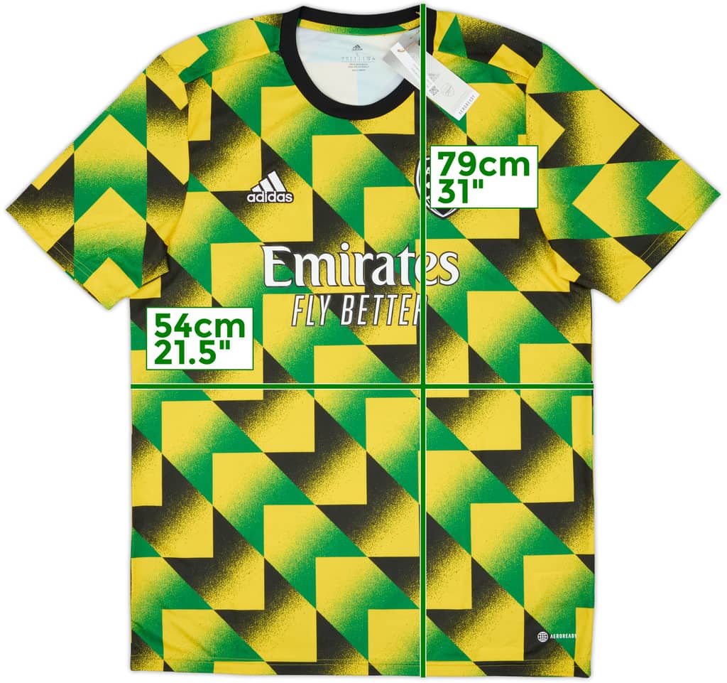 2022-23 Arsenal adidas Pre-Match Training Shirt (L)