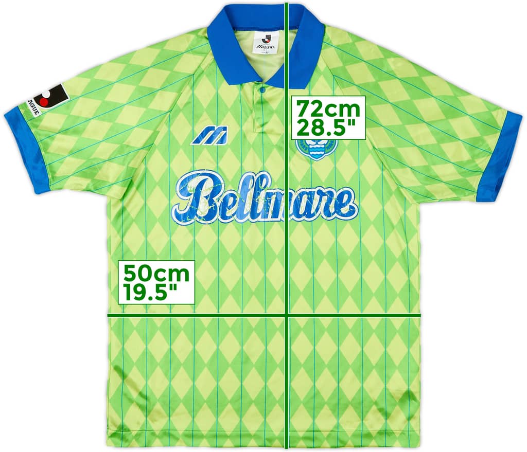 1993-95 Bellmare Hiratsuka Home Shirt - 5/10 - (S)