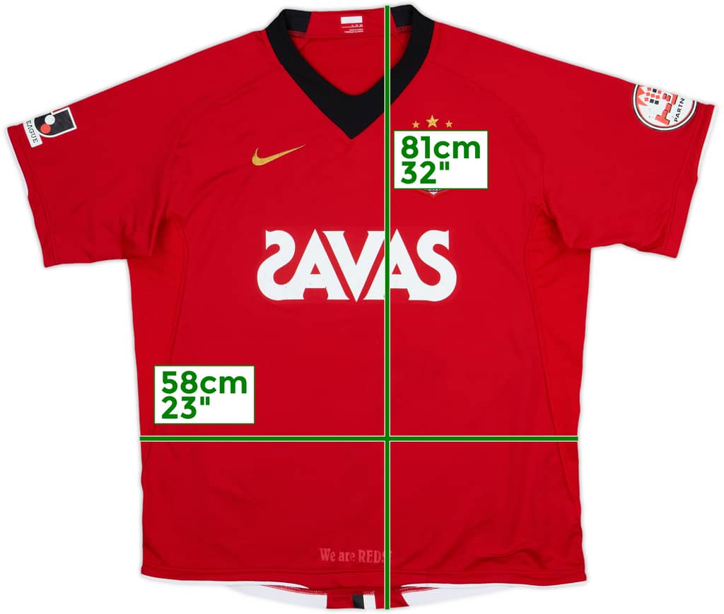 2008 Urawa Red Diamonds Home Shirt - 5/10 - (XL)