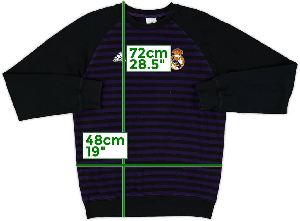 2012-13 Real Madrid adidas Sweat Top - 8/10 - (S)