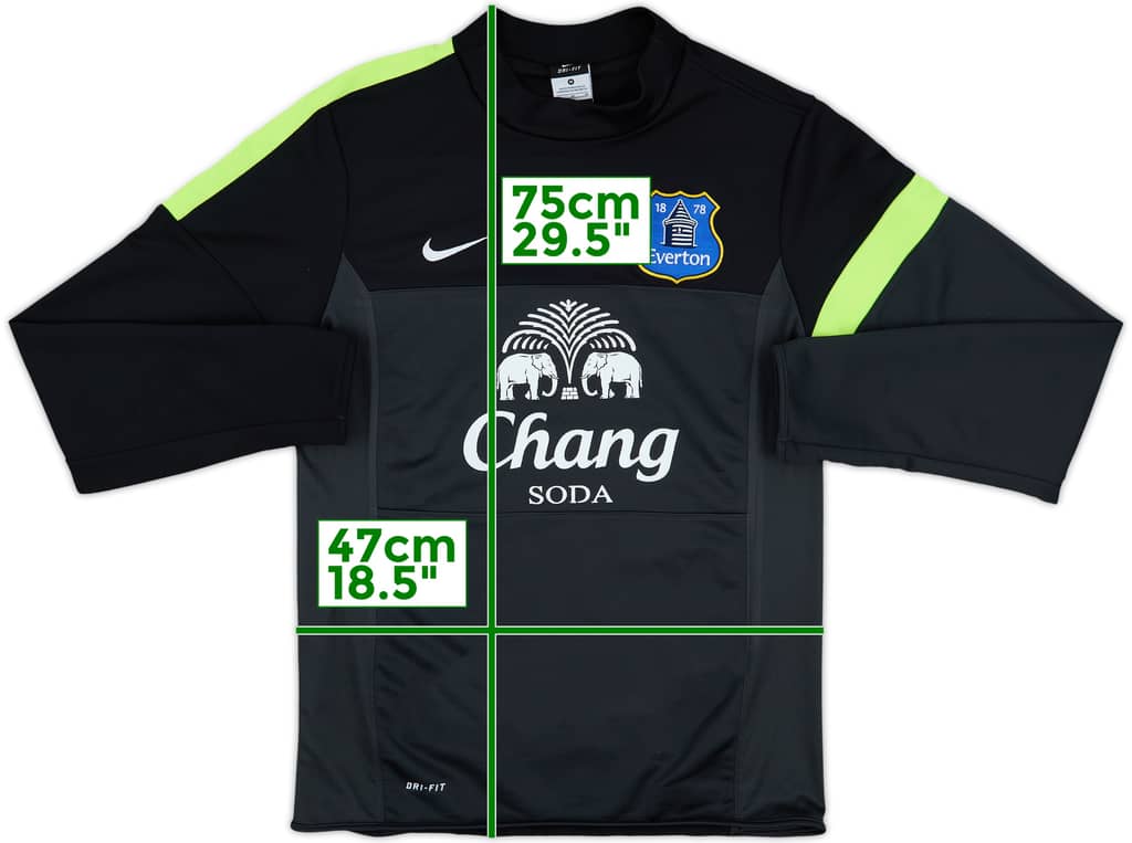 2013-14 Everton Nike Sweat Top - 7/10 - (M)