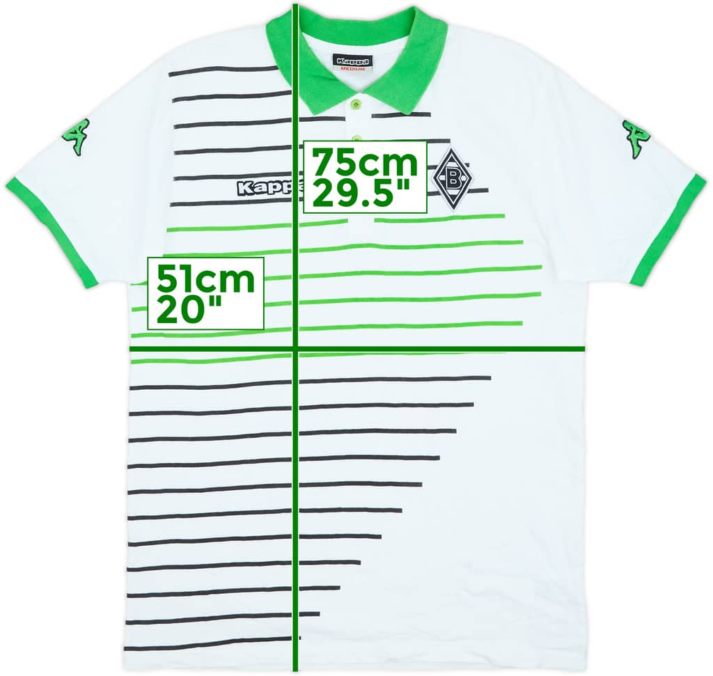 2013-14 Borussia Monchengladbach Kappa Polo Shirt - 8/10 - (M)