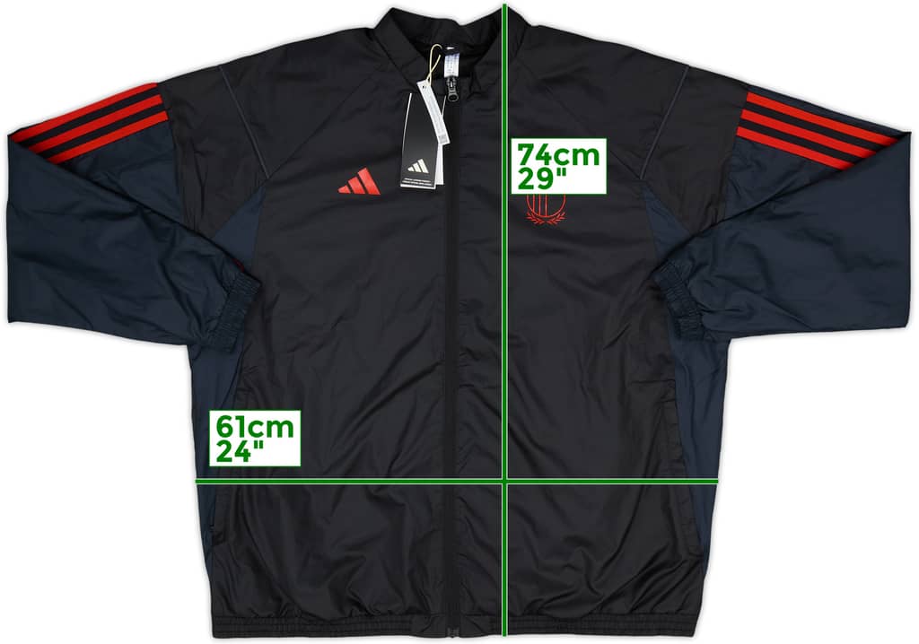 2022-23 Belgium adidas Track Jacket (XL)