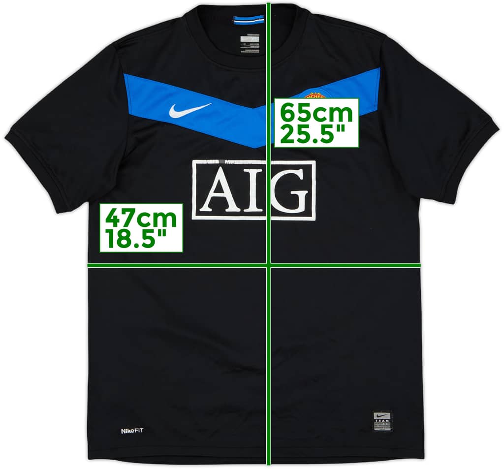 2009-10 Manchester United Away Shirt - 5/10 - (XL.Boys)