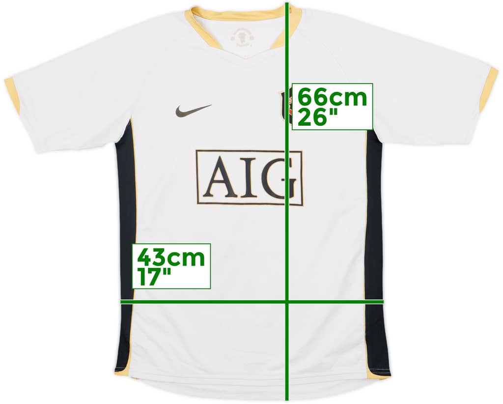 2006-08 Manchester United Away Shirt - 5/10 - (Women's L)