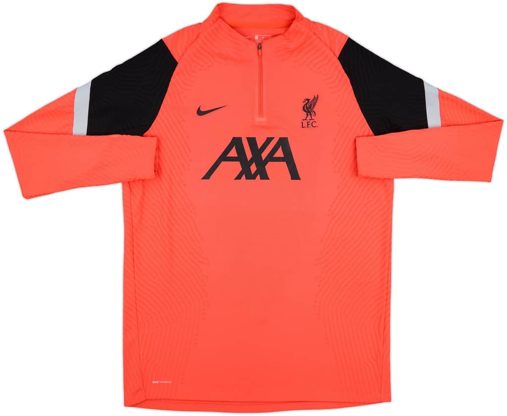 2020-21 Liverpool Nike Vaporknit 1/4 Zip Drill Top - 8/10 - (XL)