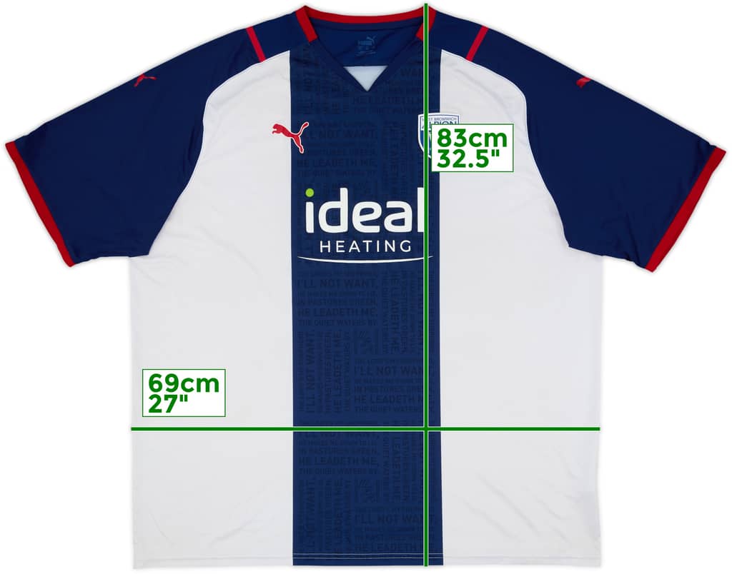 2022-23 West Brom Home Shirt - 6/10 - (5XL)