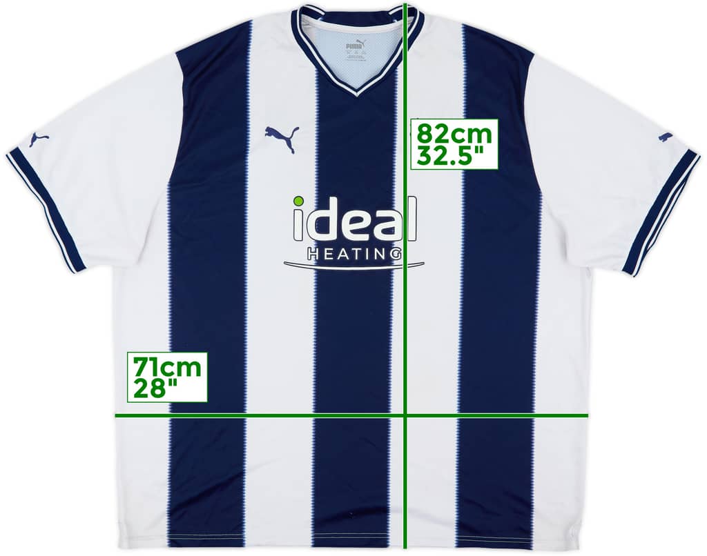2022-23 West Brom Home Shirt - 7/10 - (5XL)
