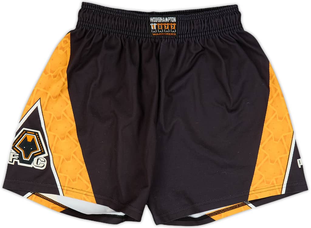 1996-98 Wolves Home Shorts - 8/10 - (S)