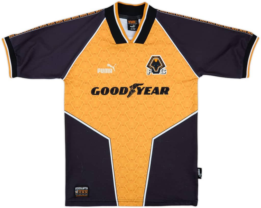 1996-98 Wolves Home Shirt - 7/10 - (S)