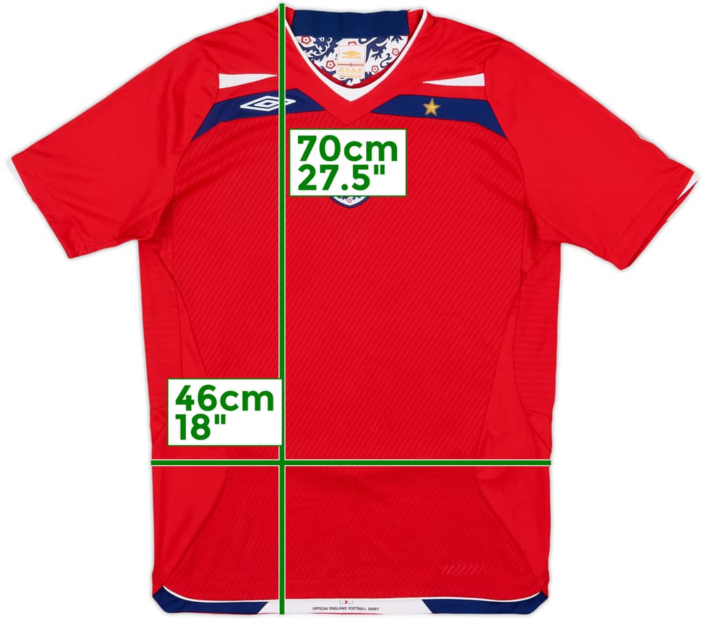 2008-10 England Away Shirt - 10/10 - (XL.Boys)