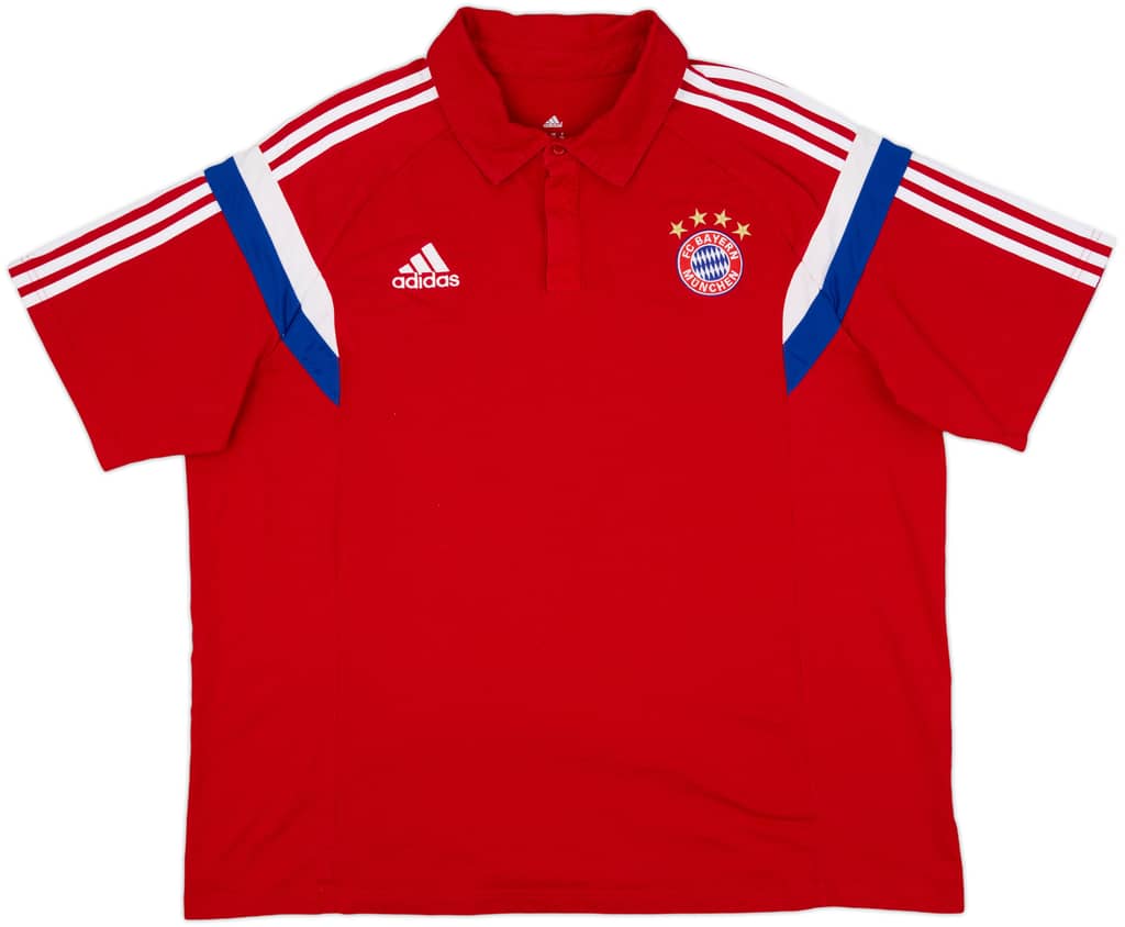 2013-14 Bayern Munich adidas Polo Shirt - 8/10 - (XXL)