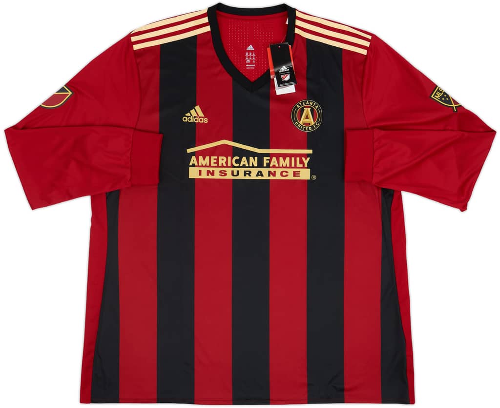 Camiseta auténtica de manga larga de local del Atlanta United 2017 (3XL)