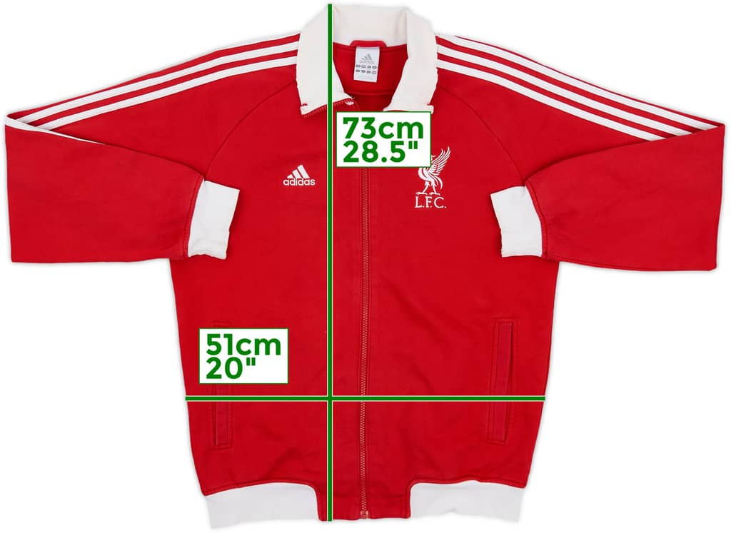 2007-08 Liverpool adidas Track Jacket - 5/10 - (S)