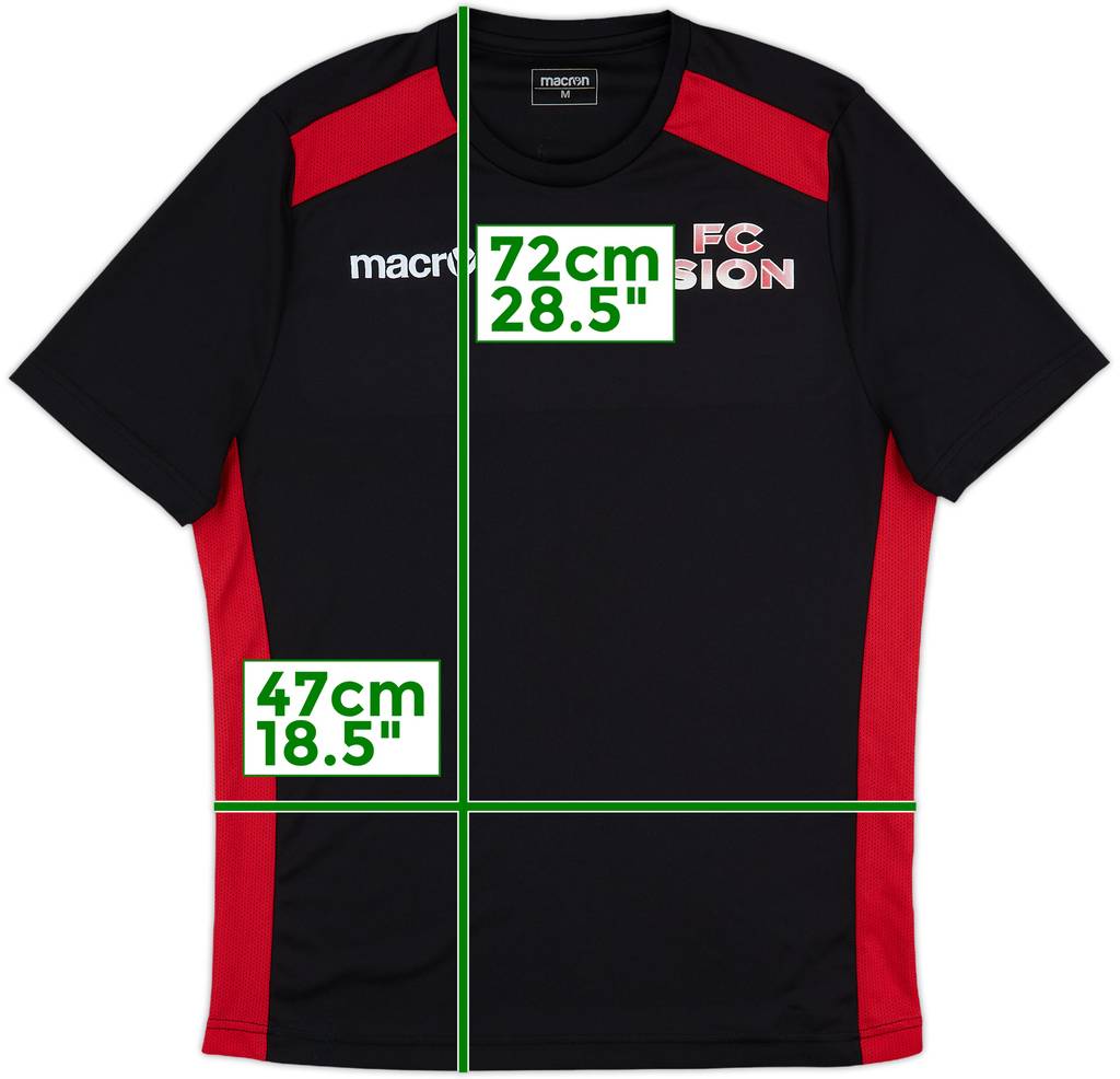 2019-20 FC Sion Macron Training Shirt - 8/10 - (M)