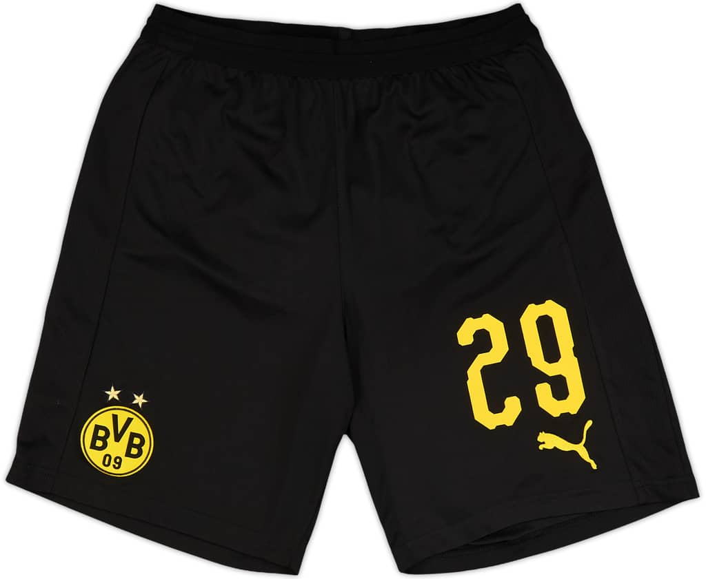 2018-19 Borussia Dortmund Player Issue Home Shorts #29 - 10/10 - (M)