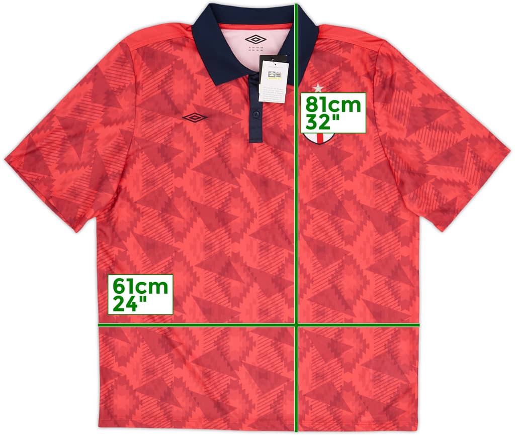 2018 England Umbro Polo Shirt (XXL)