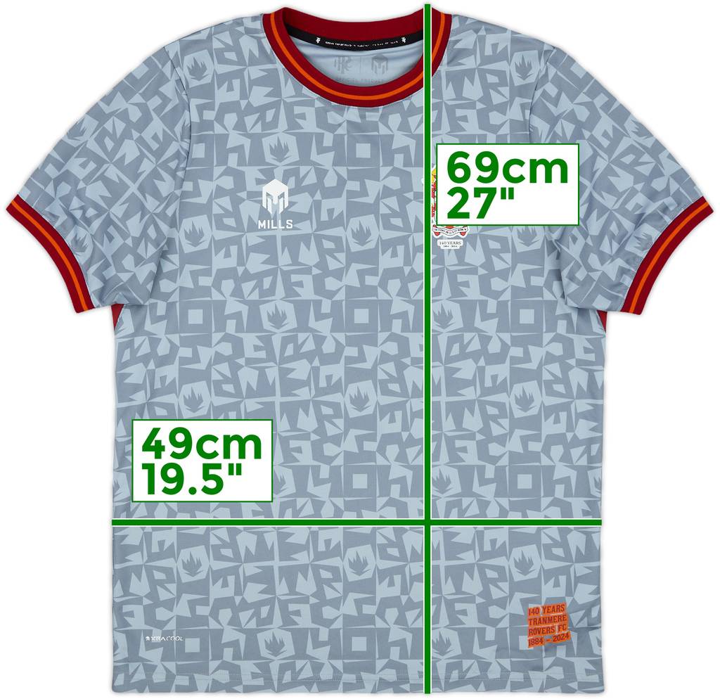 2024-25 Tranmere Rovers Mills Training Shirt - 9/10 - (S)