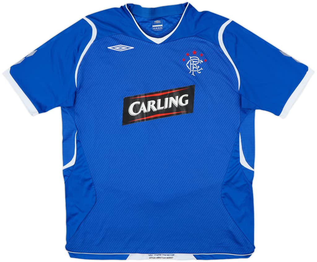 2008-09 Rangers Home Shirt - 5/10 - (XL)