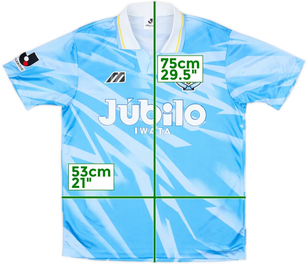 1994-95 Jubilo Iwata Home Shirt - 8/10 - (M)