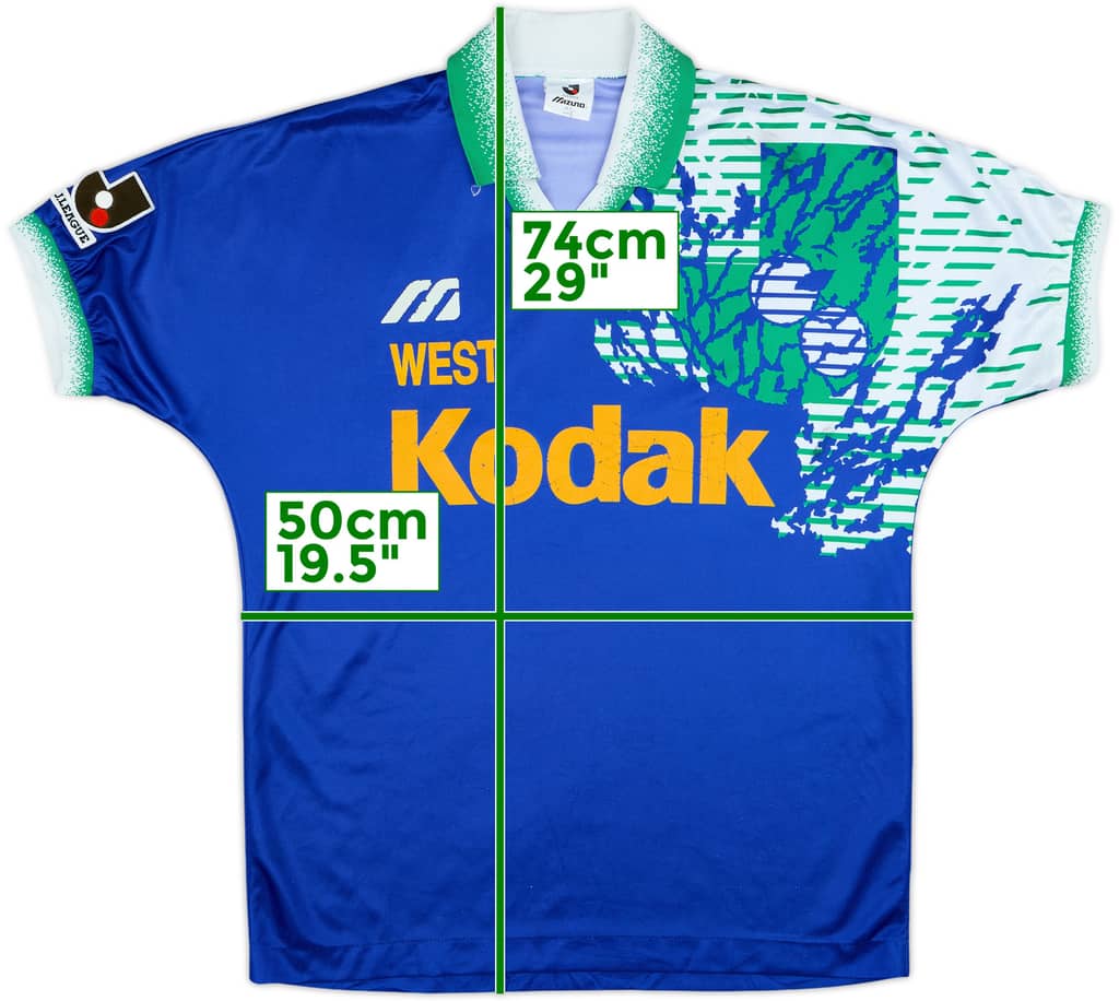 1993 J League All Star Match West Shirt - 7/10 - (L)