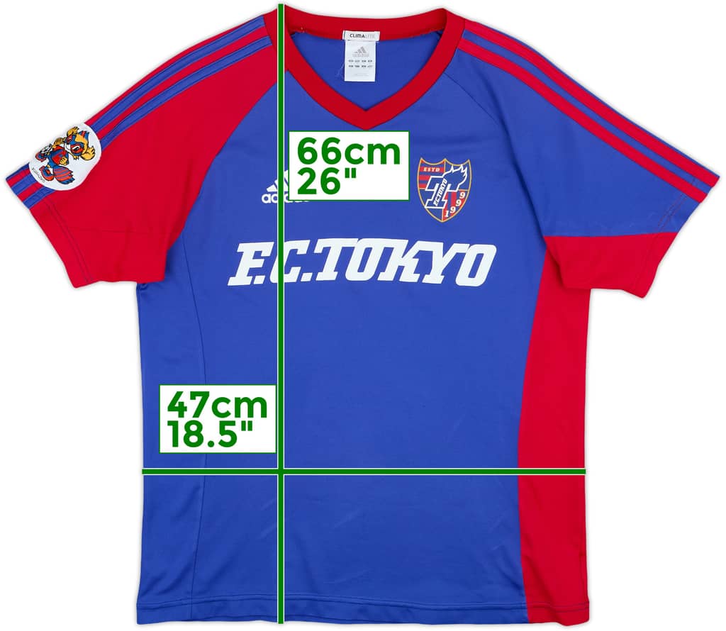 Camiseta adidas de entrenamiento del FC Tokyo 2012 - 8/10 - (S)