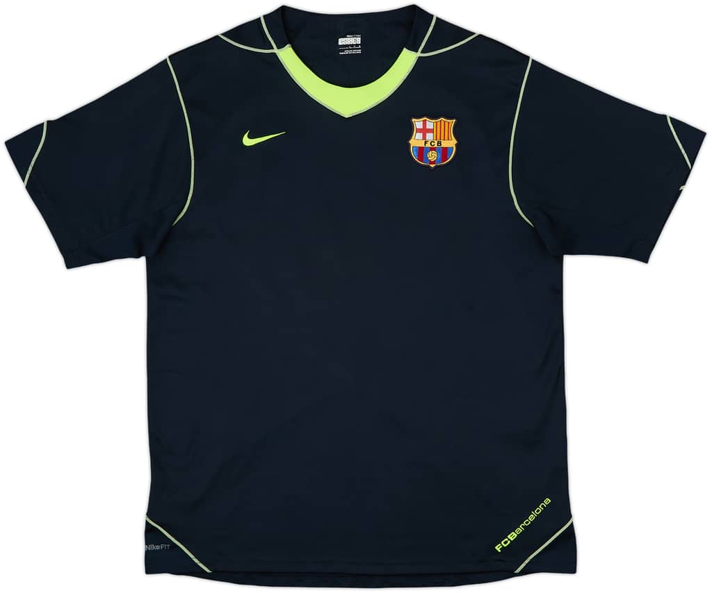 2007-08 Barcelona Nike Training Shirt - 8/10 - (L)