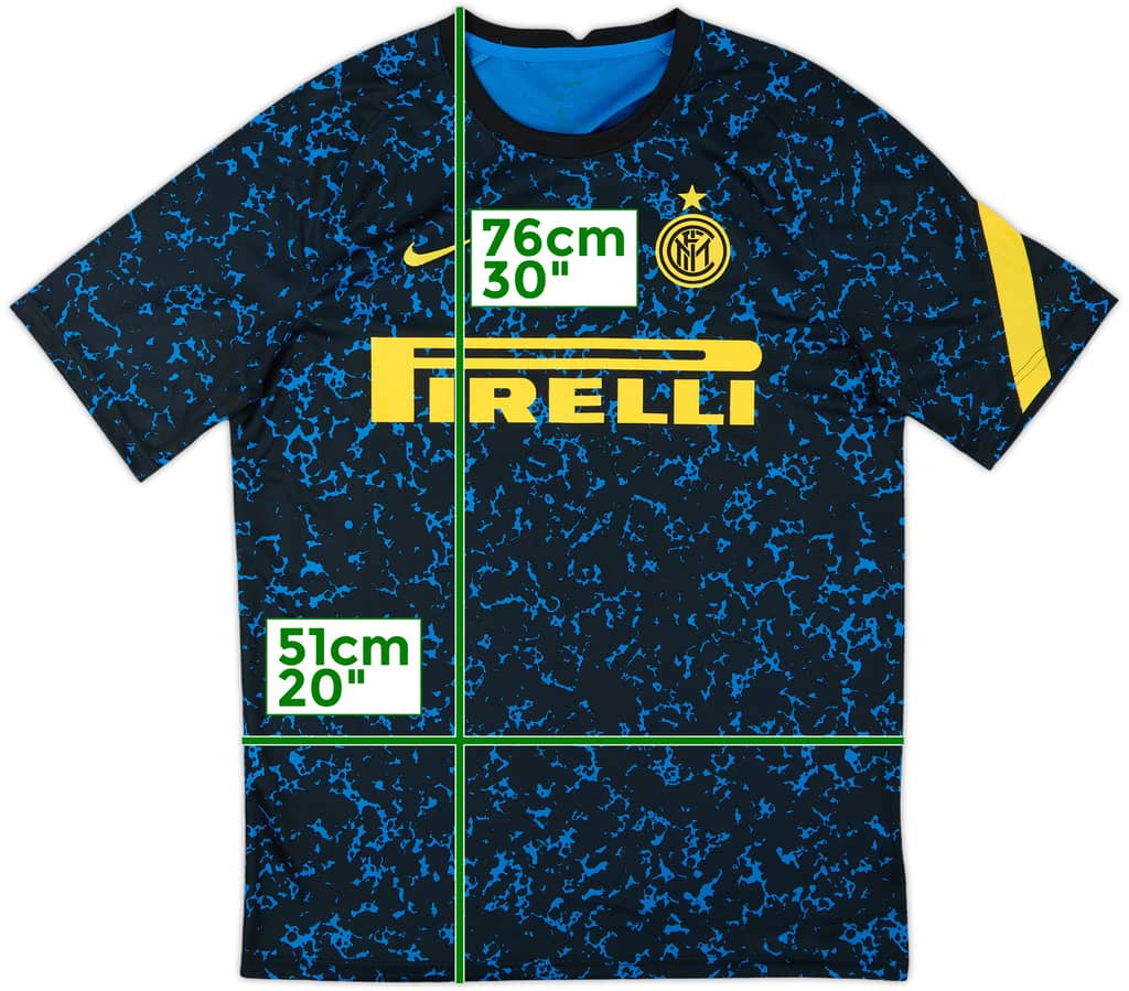 2020-21 Inter Milan Nike Training Shirt - 9/10 - (L)
