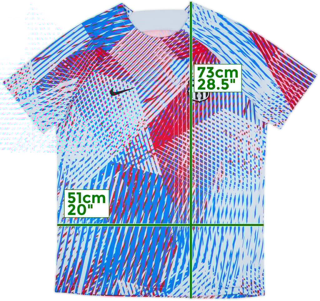 2022-23 Barcelona Nike Training Shirt - 9/10 - (L)