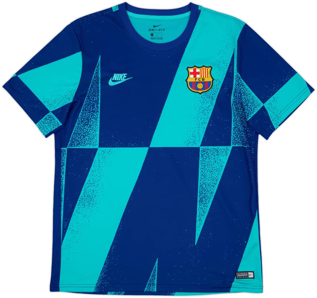 2019-20 Barcelona Nike Training Shirt - 9/10 - (L)