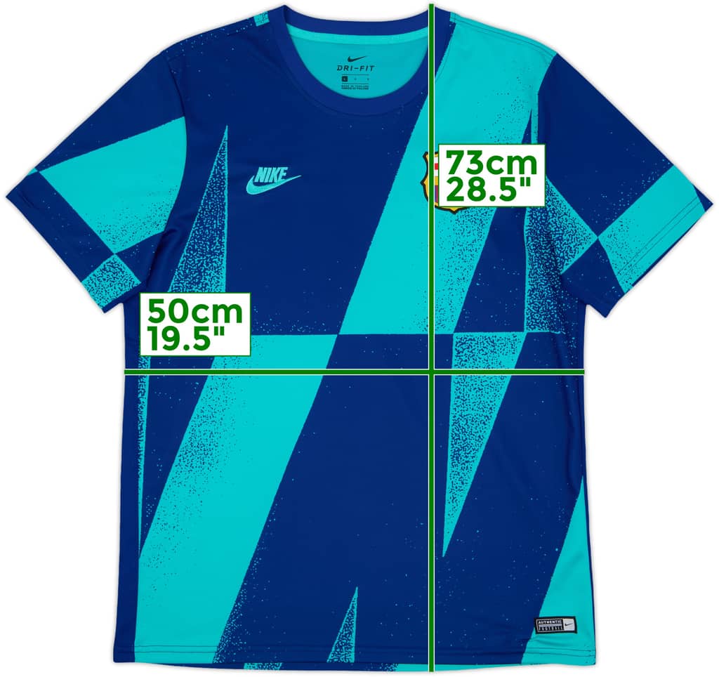 2019-20 Barcelona Nike Training Shirt - 9/10 - (L)