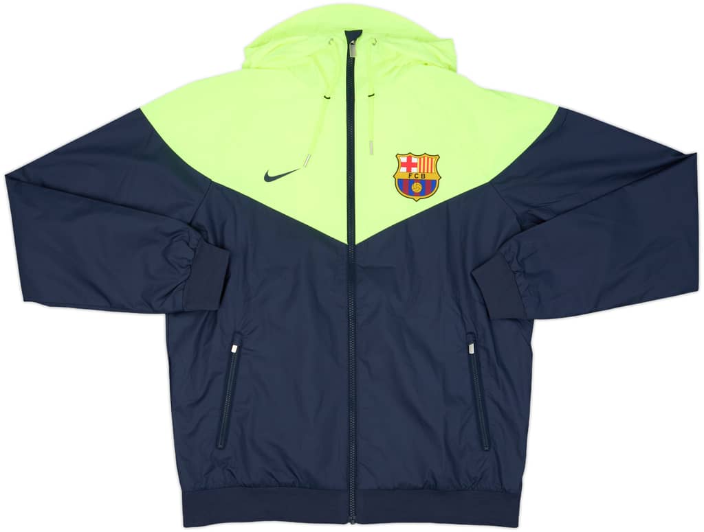 2018-19 Barcelona Nike Hooded Track Jacket - 10/10 - (M)