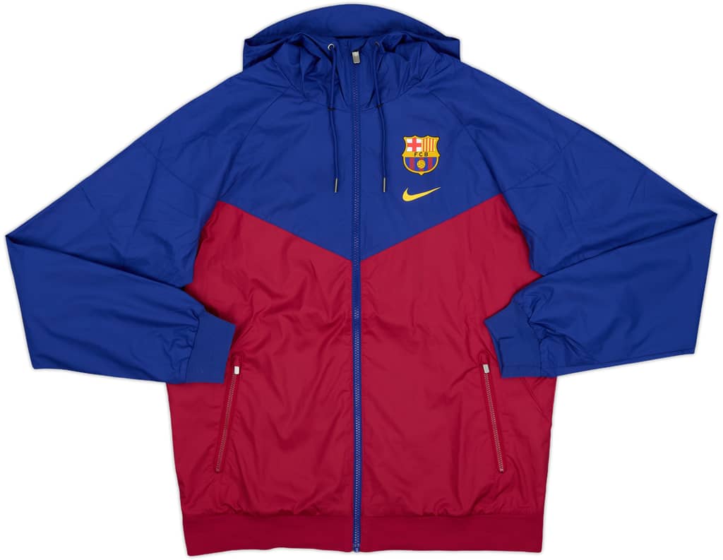 2019-20 Barcelona Nike Hooded Track Jacket - 10/10 - (M)