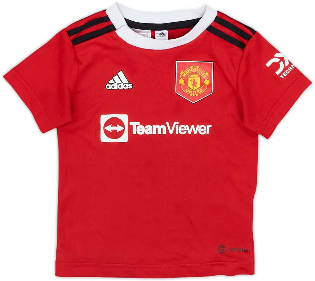 2022-23 Manchester United Home Shirt - 8/10 - (9-12 Months)