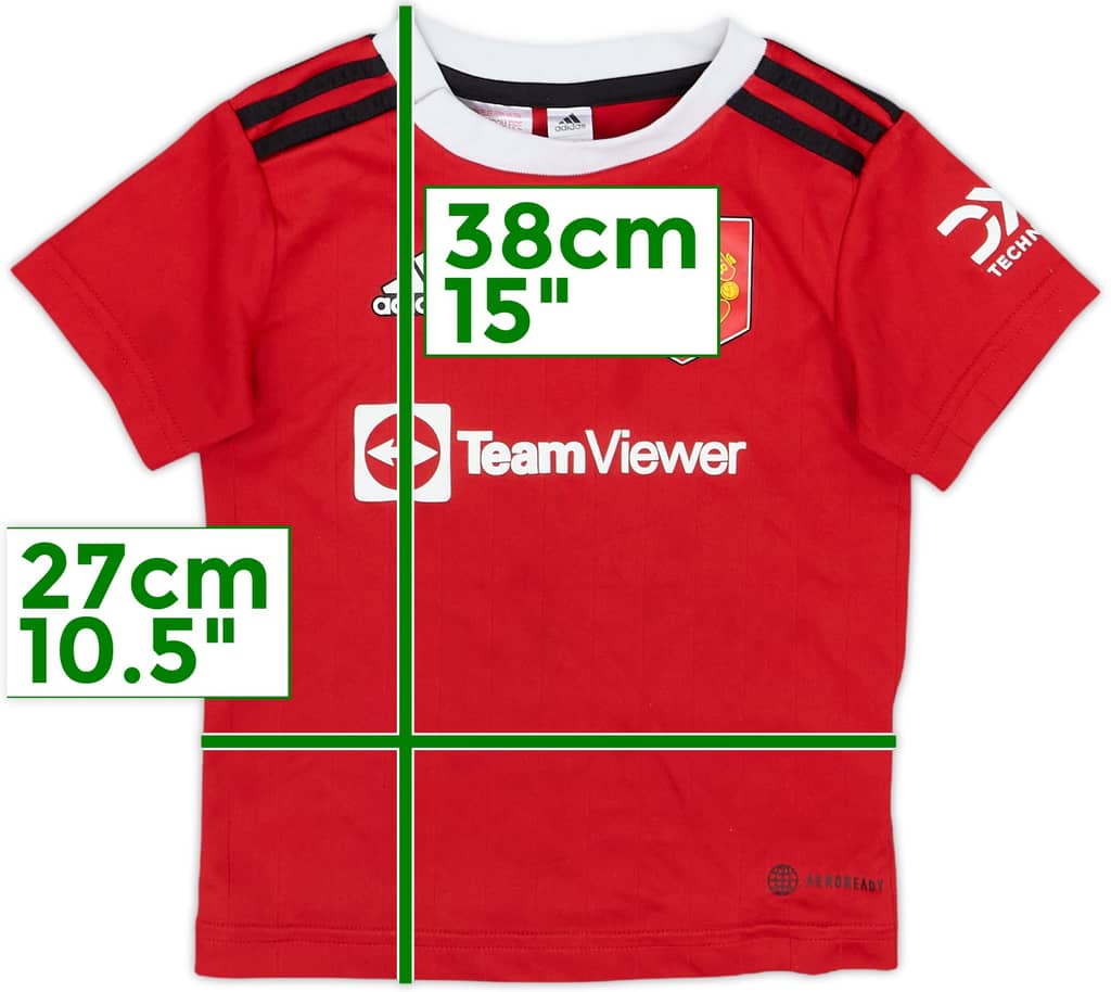 2022-23 Manchester United Home Shirt - 8/10 - (9-12 Months)