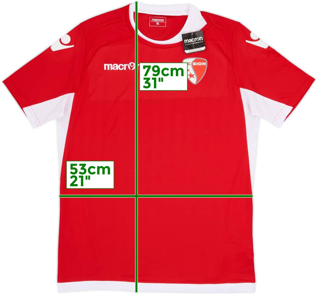 Camiseta Macron de entrenamiento de FC Sion 2018-19 (XL)
