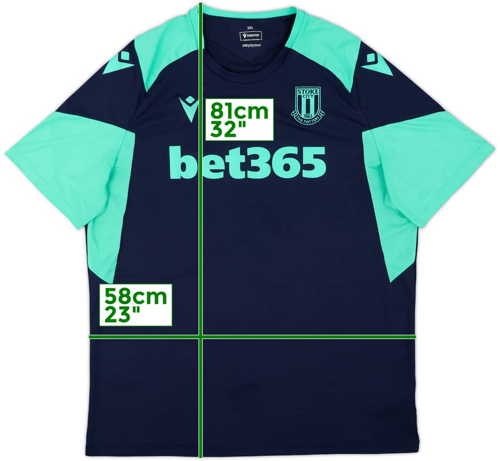 2019-20 Stoke City Macron Training Shirt - 8/10 - (3XL)