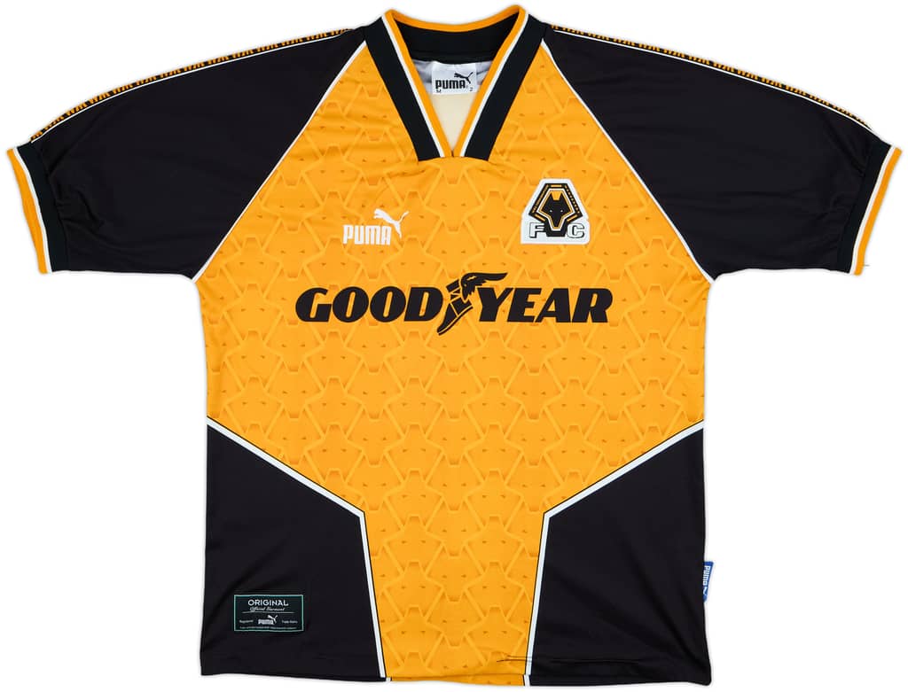 1996-98 Wolves Home Shirt - 8/10 - (M)