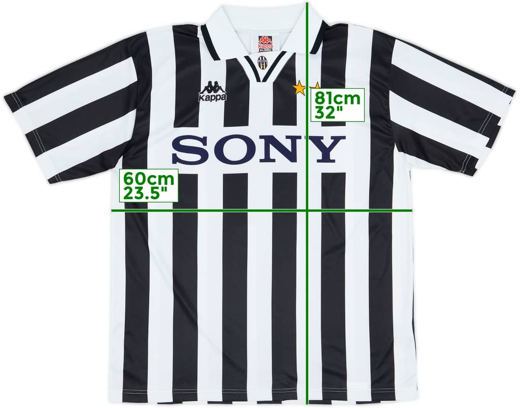 1995-97 Juventus Basic Home Shirt - 7/10 - (XL)