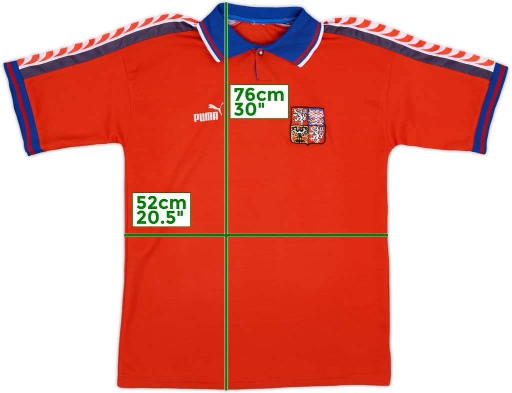 1996-98 Czech Republic Home Shirt - 8/10 - (M)
