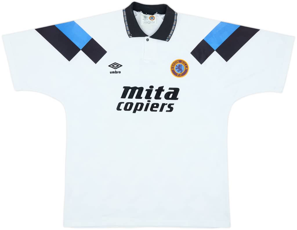 1990-92 Aston Villa Away Shirt - 8/10 - (XL)