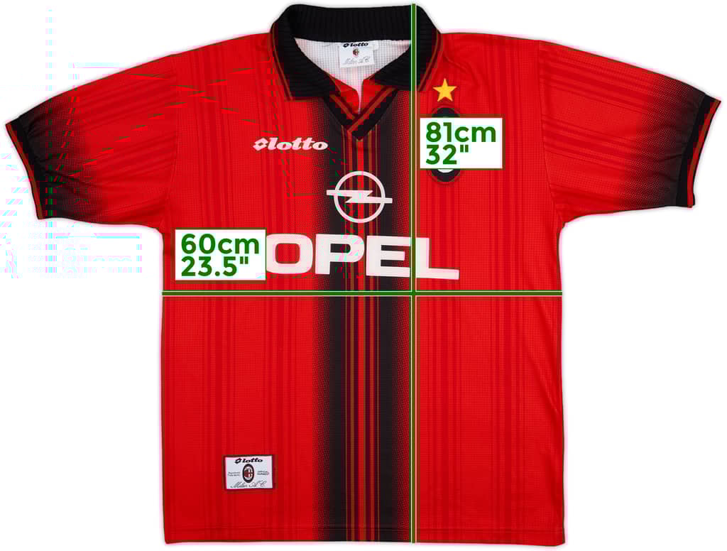 1997-98 AC Milan Fourth Shirt - 8/10 - (XL)