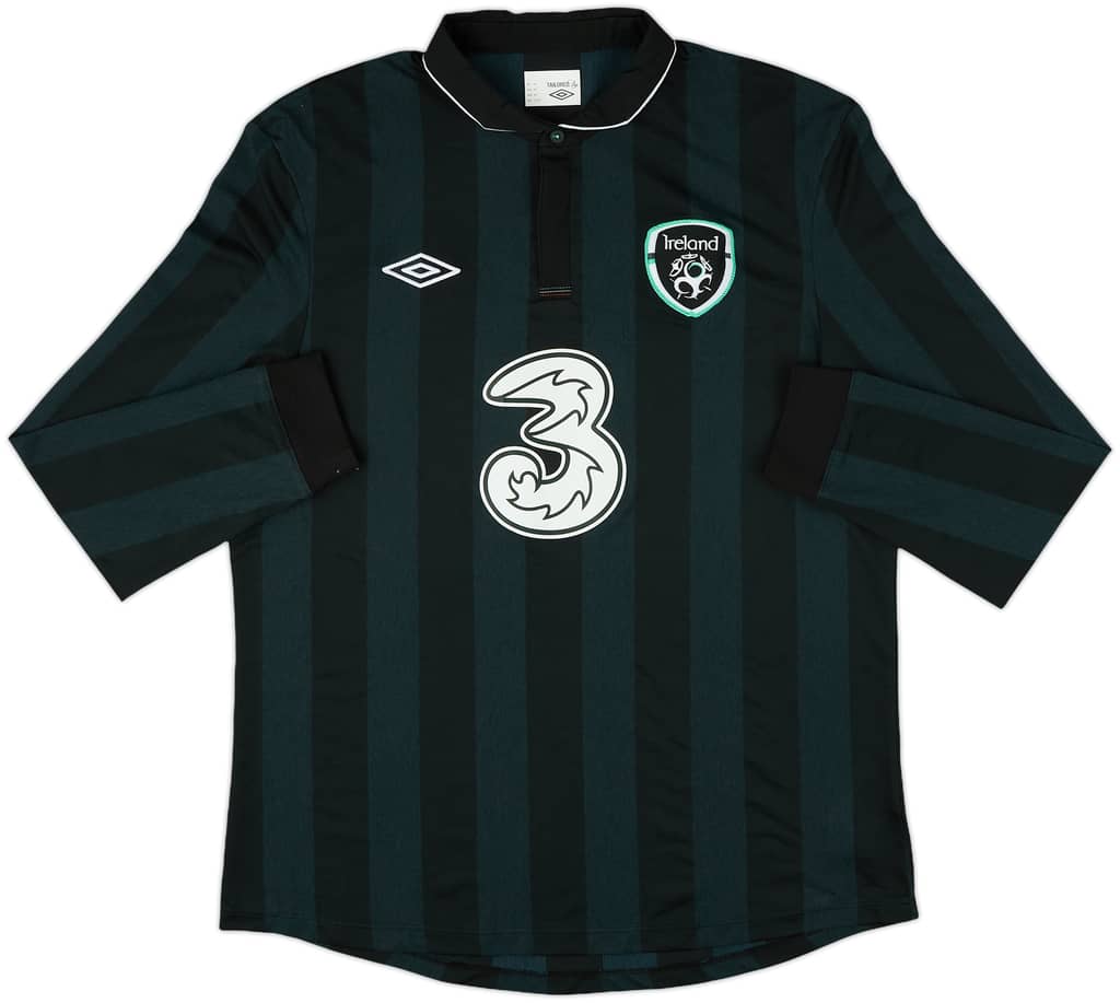 2013-14 Ireland Away L/S Shirt - 7/10 - (XL)