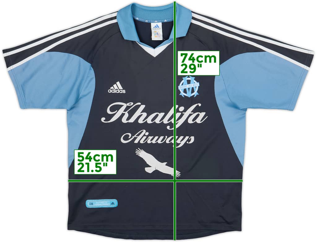 2001-02 Olympique Marseille Away Shirt - 6/10 - (L)